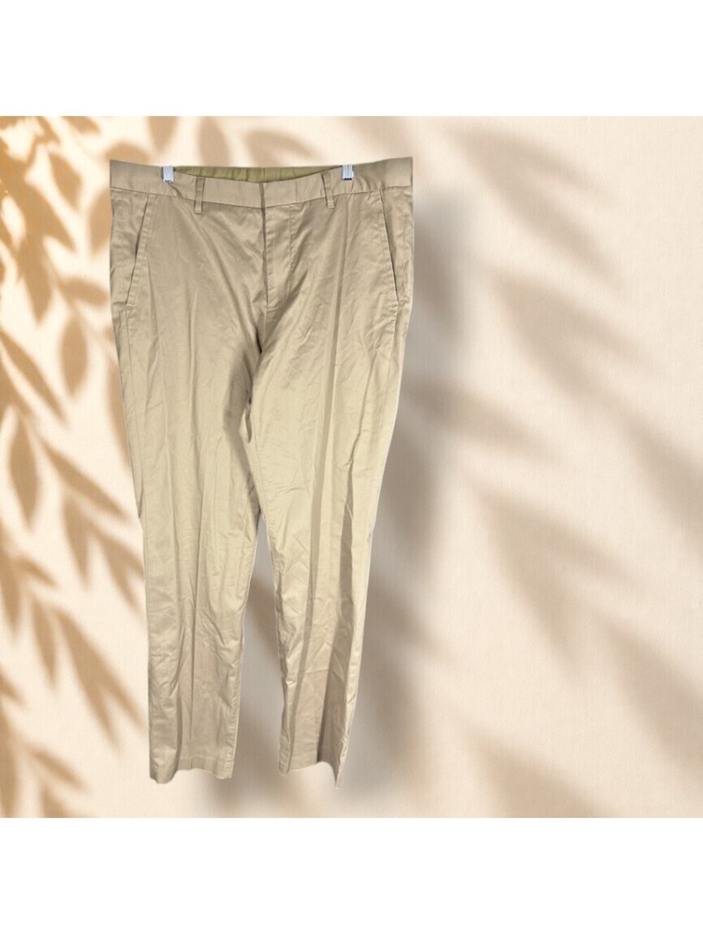 Bonobos Dress Pants Men 36/34 Brown Mid Rise Pleated Straight Pockets Cotton